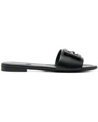 Fendi - Baguette Leather Slides - Lyst