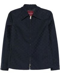 Gucci - Logo Shirt Collar Blazer - Lyst