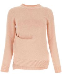 Jil Sander - Light Cotton Blend Sweater - Lyst