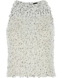 Loewe - Embellished Cotton Blend Paula S Ibiza Top - Lyst