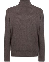 Brunello Cucinelli - Leather Bomber Jacket - Lyst