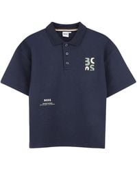 BOSS - Polo Maniche Corte Con Logo - Lyst