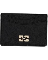 Ganni - Card Holder With Logo - Lyst