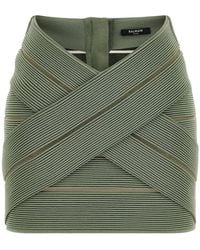 Balmain - V-Shaped Waist Skirt - Lyst