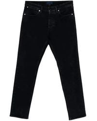 Stone Island - Cotton Elastane Trousers - Lyst