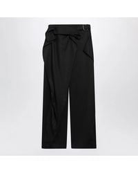 JW Anderson - Jw Anderson Trousers With Turned-Up Waist - Lyst