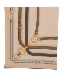 Gucci - Printed Silk Foulard - Lyst