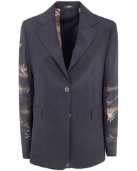 Ibrigu - Single Breasted "Traditional Kimono" Jacket Overdyed - Lyst