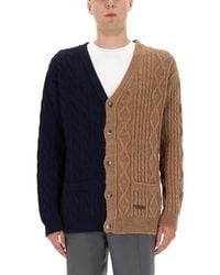 Moschino - Bicolor Caridigan - Lyst
