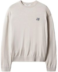 Maison Kitsuné - Maison Kitsuné Fox Head Merino Comfort Jumper - Lyst