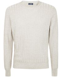 Barba Napoli - Long Sleeves Round Neck Sweater - Lyst