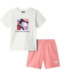 The North Face - T-Shirt Set With Bermuda Shorts - Lyst
