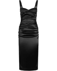 Dolce & Gabbana - Dolce & Gabbana Midi Dress - Lyst