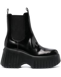 Hogan - H-Stripe Chelsea Boot - Lyst