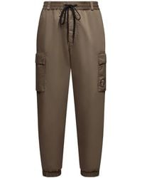 Moncler - Grenoble Gabardine Cargo Trousers - Lyst