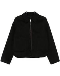Fendi - Ff Wool Blouson Jacket - Lyst