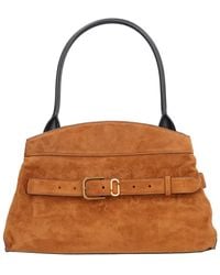 Marc Jacobs - Suede Top Handle Satchel Bag - Lyst