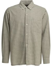 Beams Plus - Open Bd Sucker Cotton Linen Casual Shirt - Lyst