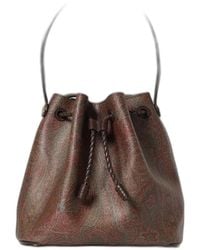 Etro - Borsa A Secchiello Arnica Small - Lyst