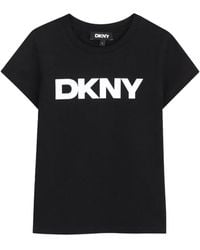 DKNY - T-Shirt Con Stampa Logo - Lyst