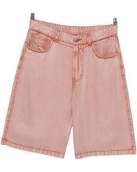 DIESEL - Viscose Shorts - Lyst