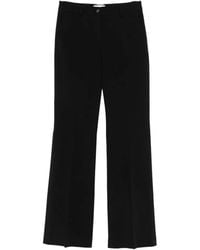 Via Masini 80 - Cotton Wide-Leg Trousers - Lyst