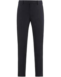 PT01 - Dieci Stretch Wool Trousers - Lyst