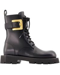 Balmain - Lace-Up Boots - Lyst