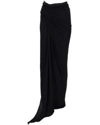 Rick Owens - Solid Maxi Skirt - Lyst
