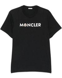 Moncler - Logo Cotton T-Shirt - Lyst