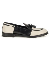 Fratelli Rossetti - Brera Damier Bicolor Leather Loafers - Lyst