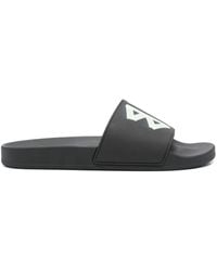 Balenciaga - Logo Pool Slides - Lyst