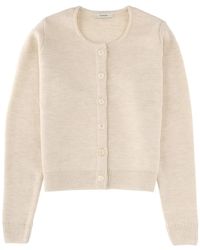 Lemaire - Button-Front Knit Cardigan - Lyst