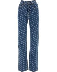 Alexander Wang - Printed Denim Jeans - Lyst