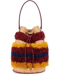 Rabanne - Bucket Bag Raffia - Lyst
