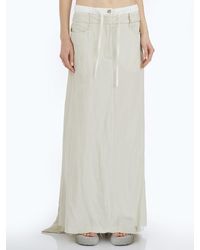 Masnada - Viscose And Linen Skirt - Lyst