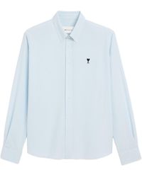 Ami Paris - Ami De Coeur Button Down Collar Classic - Lyst
