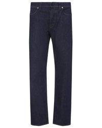 Stone Island - Regular Straight Five-Pocket Jeans, Rinsed Finish - Lyst