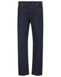Stone Island - Regular Straight Five-Pocket Jeans, Rinsed Finish - Lyst
