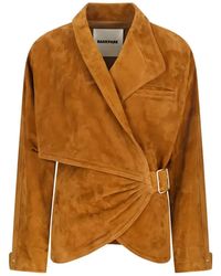 DARKPARK - "Cindy" Suede Contour Jacket - Lyst