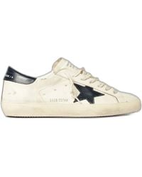 Golden Goose - Leather Super-Star Classic Sneakers - Lyst
