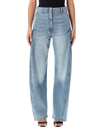 Magda Butrym - Relaxed Fit Mid-Waist Denim Pant - Lyst
