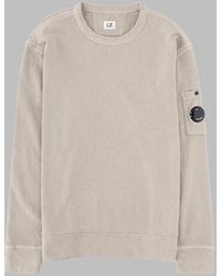 C.P. Company - Felpa Con Patch Logo - Lyst