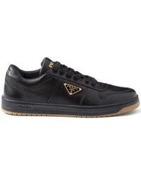 Prada - Downtown Nappa Leather Sneakers - Lyst