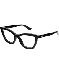 Gucci - Gg1589O Linea Lettering Eyeglasses - Lyst