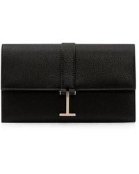 Tom Ford - Small Leather Goods Wallet With Strap - Lyst