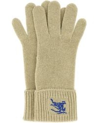 Burberry - Leather Gloves - Lyst