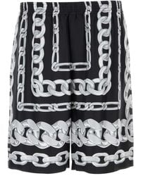 Versace - Silk Shorts - Lyst