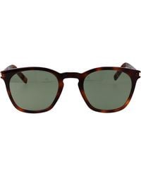 Saint Laurent - Havana Havana Acetate Sunglasses - Lyst