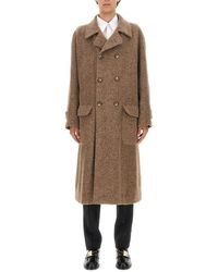 Dolce & Gabbana - Dolce & Gabbana Double-Breasted Coat - Lyst